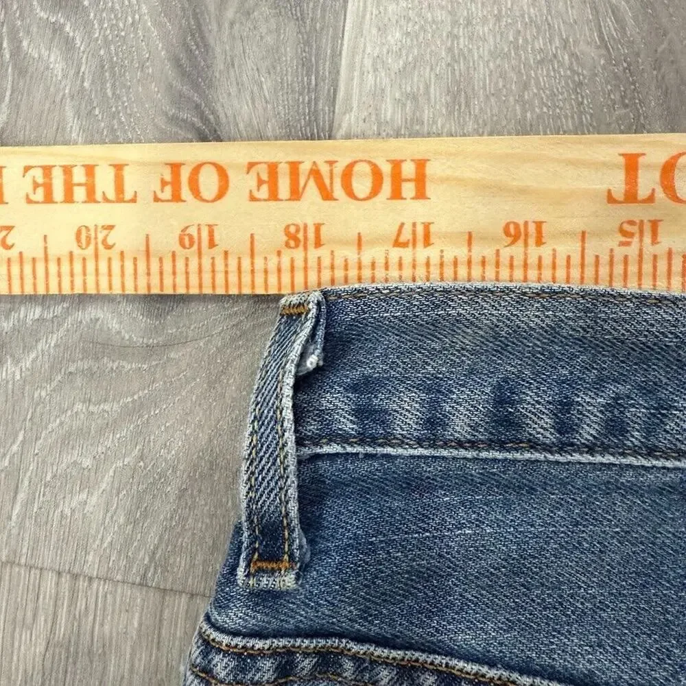Levi's 505 Regular Fit Jeans Y2k Red‎ Tags 38x30 Blue Actual 36x29